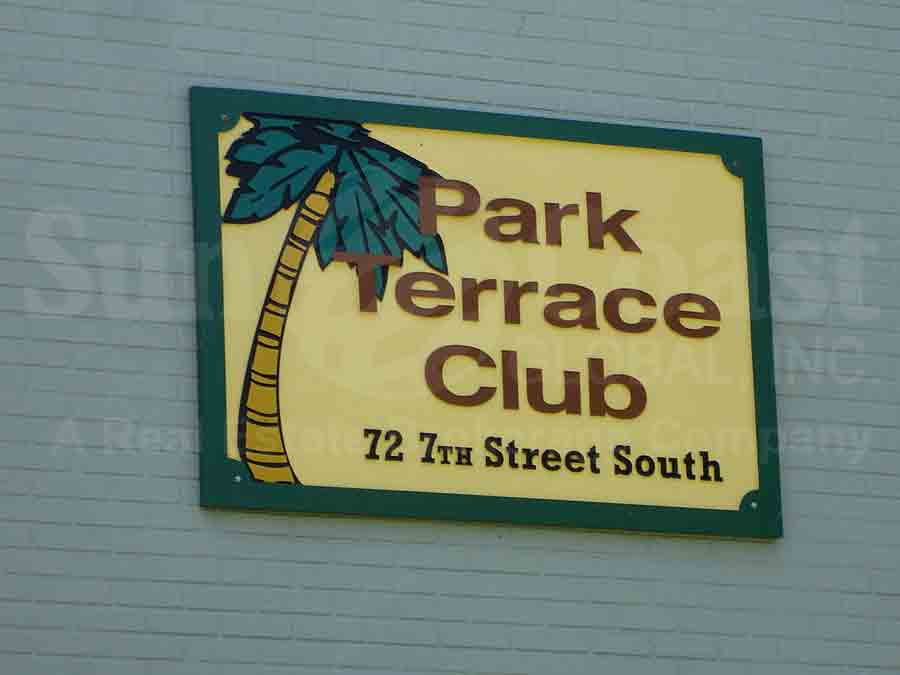 Park Terrace Signage